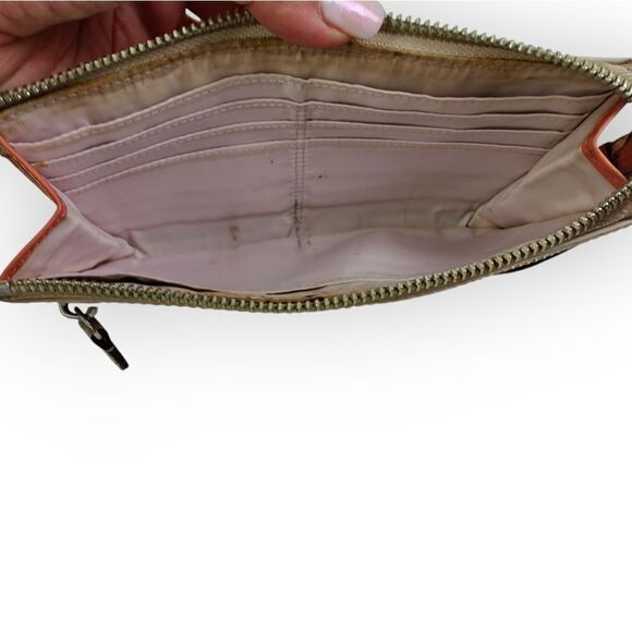 VTG COACH Y2K Genuine leather Wristlet clutch wallet case bag pusre handbag - Picture 6 of 8